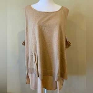 DG2 By Diane Gilman Sweater Sleeveless Top Plus Size 3X NWT